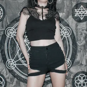 Zipper Punk Shorts SD01148