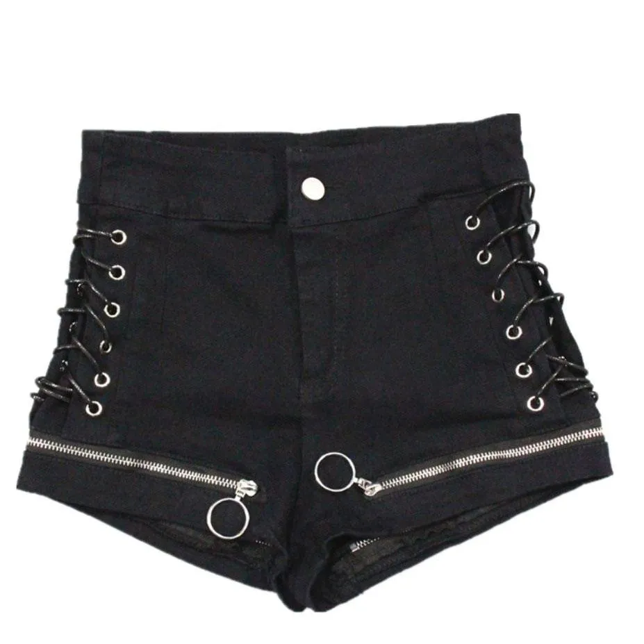 Zipper Punk Shorts SD01148