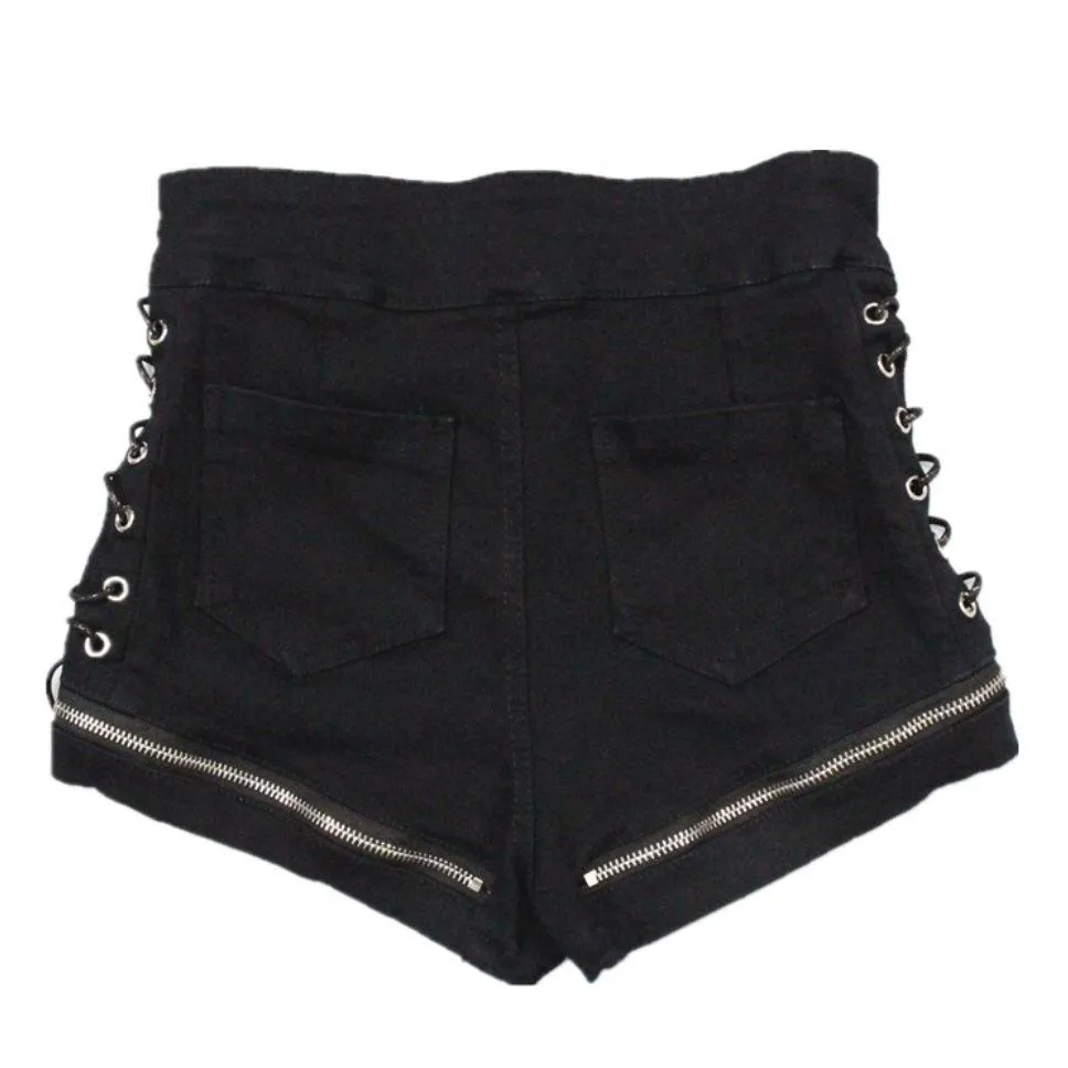 Zipper Punk Shorts SD01148